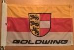 Kärnten mit Wappen & Goldwing, Fahne in der Größe 40 x 26 cm. passend für Fahnenstangen 678-016 (Adler) und 678-016 B (Kugel)